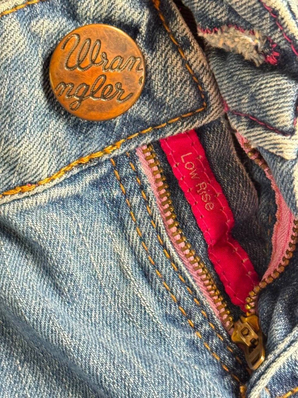 Wrangler Retro Slim Low Rise Size 7/8 - Picture 6 of 11